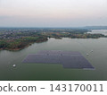 Aerial Floating Solar Farm at Bendungan Karangkates Indonesia 143170011