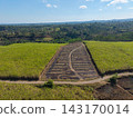Aerial View of Agricultural Terraces and Coconut Groves in Ngajum 143170014