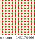 Retro Christmas geometric star seamless pattern 143170466