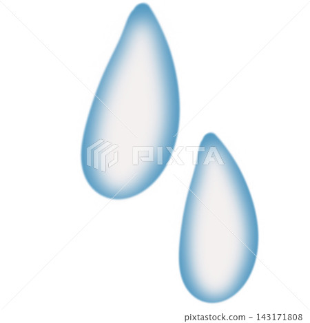 Two blue water drops liquid purity moisture droplet element sticker print visual graphic clipart artwork design icon illustration Two blue water drops liquid purity moisture droplet element sticker print visual graphic clipart artwork design icon illustration 143171808