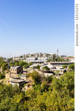 blue sky over Noragyugh neighborhood in Yerevan blue sky over Noragyugh neighborhood in Yerevan 143172272