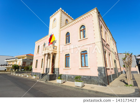 Aci Castello City Hall in Sicily, Italy Aci Castello City Hall in Sicily, Italy 143173427