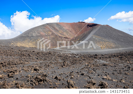 Mount Etna or Etna Volcano near Catania city, Sicily Mount Etna or Etna Volcano near Catania city, Sicily 143173451