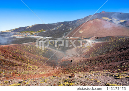 Mount Etna or Etna Volcano near Catania city, Sicily Mount Etna or Etna Volcano near Catania city, Sicily 143173453