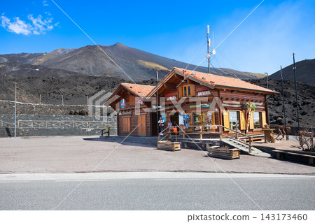 Souvenir shop near Mount Etna or Etna Volcano, Sicily Souvenir shop near Mount Etna or Etna Volcano, Sicily 143173460