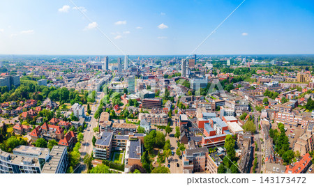 Panoramic view from above Eindhoven city skyline, Netherlands Panoramic view from above Eindhoven city skyline, Netherlands 143173472