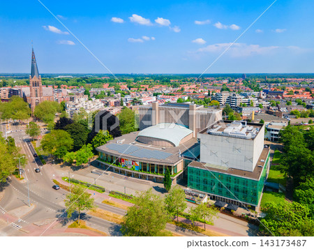 Panoramic view from above Parktheater in Eindhoven, Netherlands Panoramic view from above Parktheater in Eindhoven, Netherlands 143173487