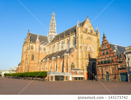 St. Bavokerk Church in Haarlem city, Netherlands St. Bavokerk Church in Haarlem city, Netherlands 143173742