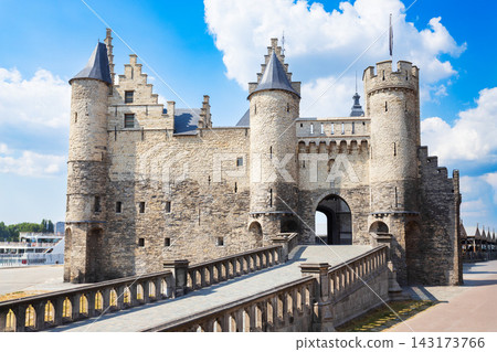 Het Steen medieval fortress in Antwerp city, Belgium Het Steen medieval fortress in Antwerp city, Belgium 143173766