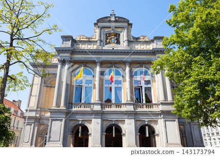 Municipal Theater or Koninklijke Stadsschouwburg in Bruges, Belgium Municipal Theater or Koninklijke Stadsschouwburg in Bruges, Belgium 143173794