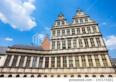 City Hall or Stadhuis van Gent in Ghent, Belgium City Hall or Stadhuis van Gent in Ghent, Belgium 143173881