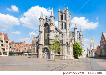 Saint Nicholas Church or Sint Niklaaskerk in Ghent, Belgium 143173883