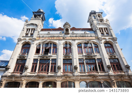 De Vooruit Arts Centre or VIERNULVIER building in Ghent, Belgium De Vooruit Arts Centre or VIERNULVIER building in Ghent, Belgium 143173893