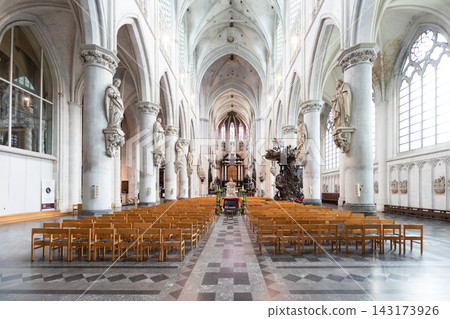 Interior view of Saint Rumbold Cathedral in Mechelen, Belgium Interior view of Saint Rumbold Cathedral in Mechelen, Belgium 143173926
