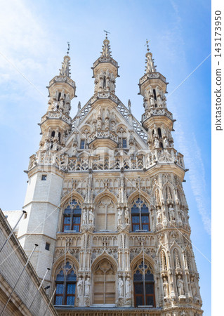 Town Hall or Stadhuis on Grote Markt sqaure in Leuven city, Belgium Town Hall or Stadhuis on Grote Markt sqaure in Leuven city, Belgium 143173950
