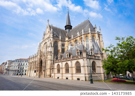 Our Lady of Victories at Sablon Church in Brussels city, Belgium 143173985
