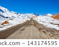 Ak-Baital Pass in the Pamir Mountains in Tajikistan 143174595