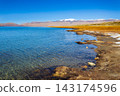 Karakul lake in the Pamir Mountains in Tajikistan 143174596