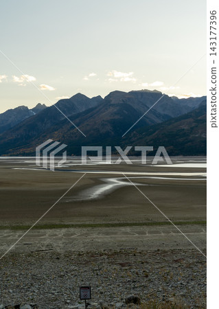 A stunning view of the Teton mountain range in Grand Teton National Park, WY. 143177396
