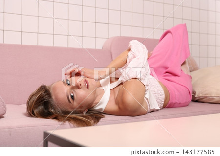 Captivating shot highlighting sensuality and emotional connection Captivating shot highlighting sensuality and emotional connection 143177585