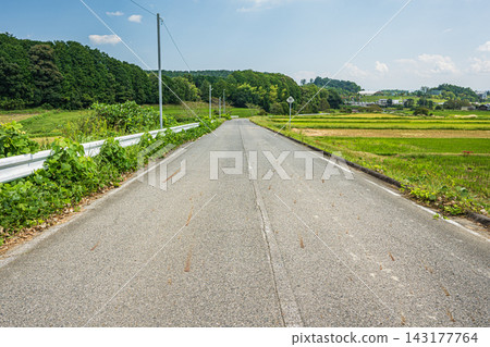 通往滋賀縣大津市一田町山村的道路 通往滋賀縣大津市一田町山村的道路 143177764