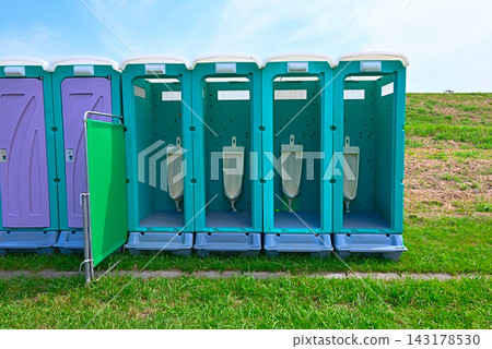 Temporary toilet Temporary toilet 143178530
