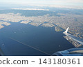Sky seen from an airplane 143180361