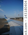 A landscape with an airplane 143180404