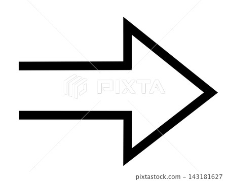 Simple arrow pointing to the right Simple arrow pointing to the right 143181627