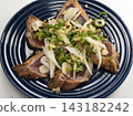 Seared bonito, home cooking, wife's cooking, home-style cooking, our family's taste, lovingly prepared meal, dinner, supper, family dinner table 143182242