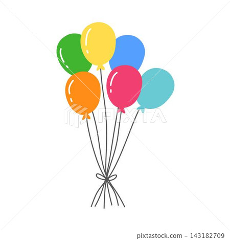 ballon bunch cartoon holiday party decoration ballon bunch cartoon holiday party decoration 143182709