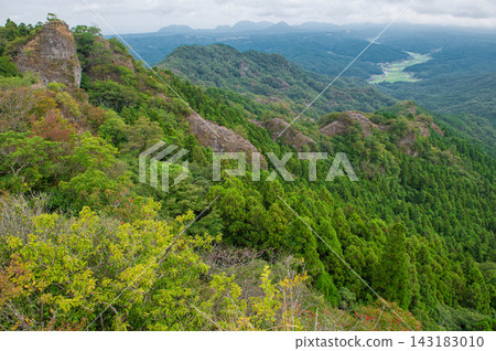 從大觀峰眺望田原山（切山） 143183010