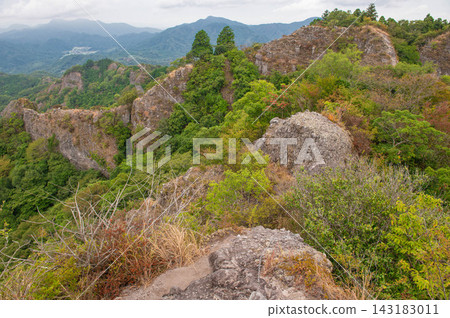 從大觀峰眺望田原山(切山) 從大觀峰眺望田原山(切山) 143183011