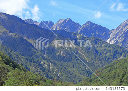 Early autumn in the Northern Alps, the Fukaeri-no-Ken Early autumn in the Northern Alps, the Fukaeri-no-Ken 143183573