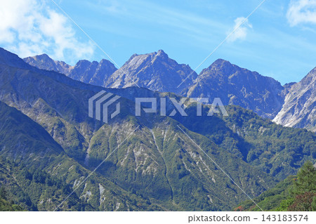 Early autumn in the Northern Alps, the Fukaeri-no-Ken Early autumn in the Northern Alps, the Fukaeri-no-Ken 143183574