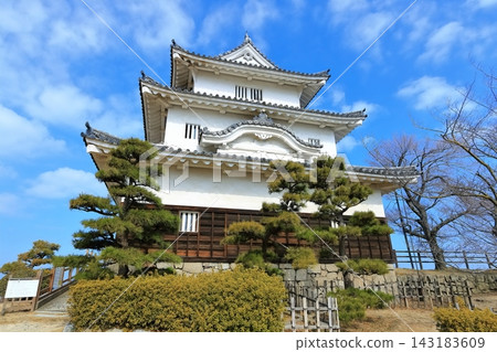 [香川縣] 冬天的丸龜城（現存天守閣和石牆名城） 143183609