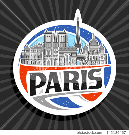 Vector logo for Paris Vector logo for Paris 143184467