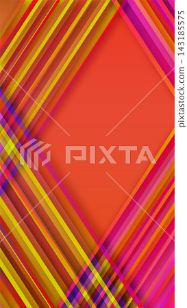 Vibrant abstract geometric background with diagonal stripes Vibrant abstract geometric background with diagonal stripes 143185575
