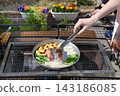 Barbecue outdoors 143186085