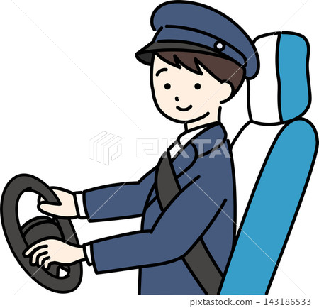 一位溫和善良的男公車司機 一位溫和善良的男公車司機 143186533