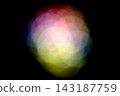 黑色背景上的彩色圖案 143187759