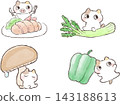 Various Calico Cat Watercolor Icons Various Calico Cat Watercolor Icons 143188613