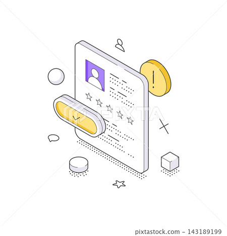 User Profile Login And Password Verification Security Isometric Vector Illustration User Profile Login And Password Verification Security Isometric Vector Illustration 143189199