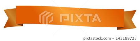 Illustration of a long ribbon Illustration of a long ribbon 143189725