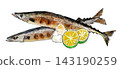 鹽烤秋刀魚 143190259