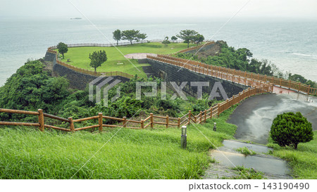 Chinen Misaki Park, located in the southern part of Okinawa, Japan. Chinen Misaki Park, located in the southern part of Okinawa, Japan. 143190490