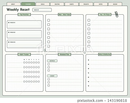 Notes and to do list daily planner vector template Notes and to do list daily planner vector template 143190818