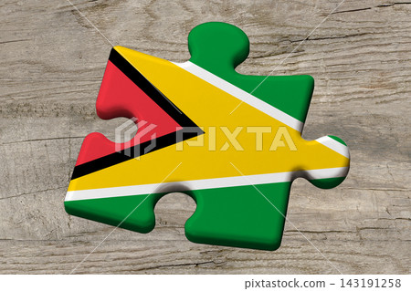 3D Flag on jigsaw puzzle pieces 3D Flag on jigsaw puzzle pieces 143191258