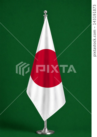 3D Flag on ceremonial flag 3D Flag on ceremonial flag 143191873