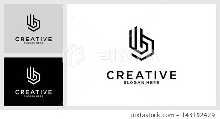 B or BB initial letter logo design vector B or BB initial letter logo design vector 143192429